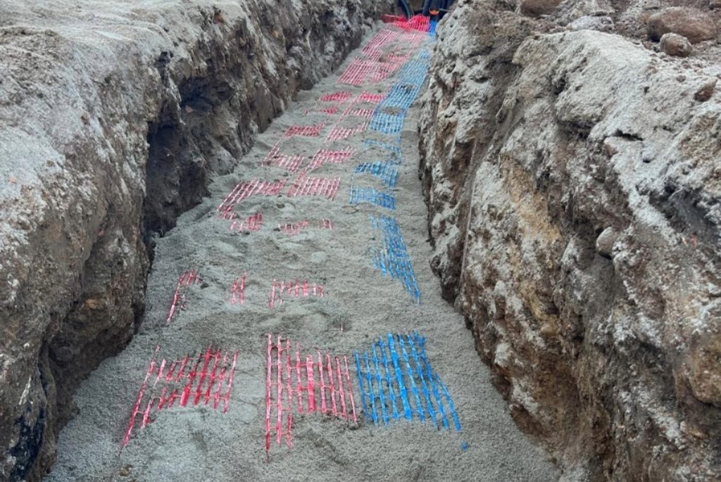 raccordement aux réseaux, gestion des eaux pluviales éclairage arrosage extérieur bordure trottoir vrd porticcio